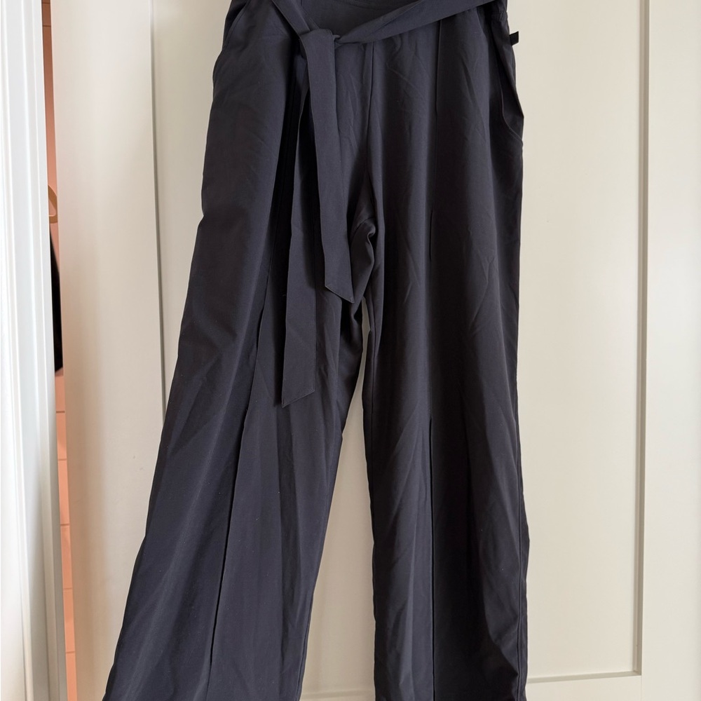 lululemon athletica Black Wide-Leg Pants